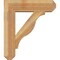 Ekena Millwork Funston Craftsman Rough Sawn Bracket w/ Offset Brace, Western Red Cedar, 8"W x 28"D x 32"H BKT0806X28X32FST04RWR - alternate 4
